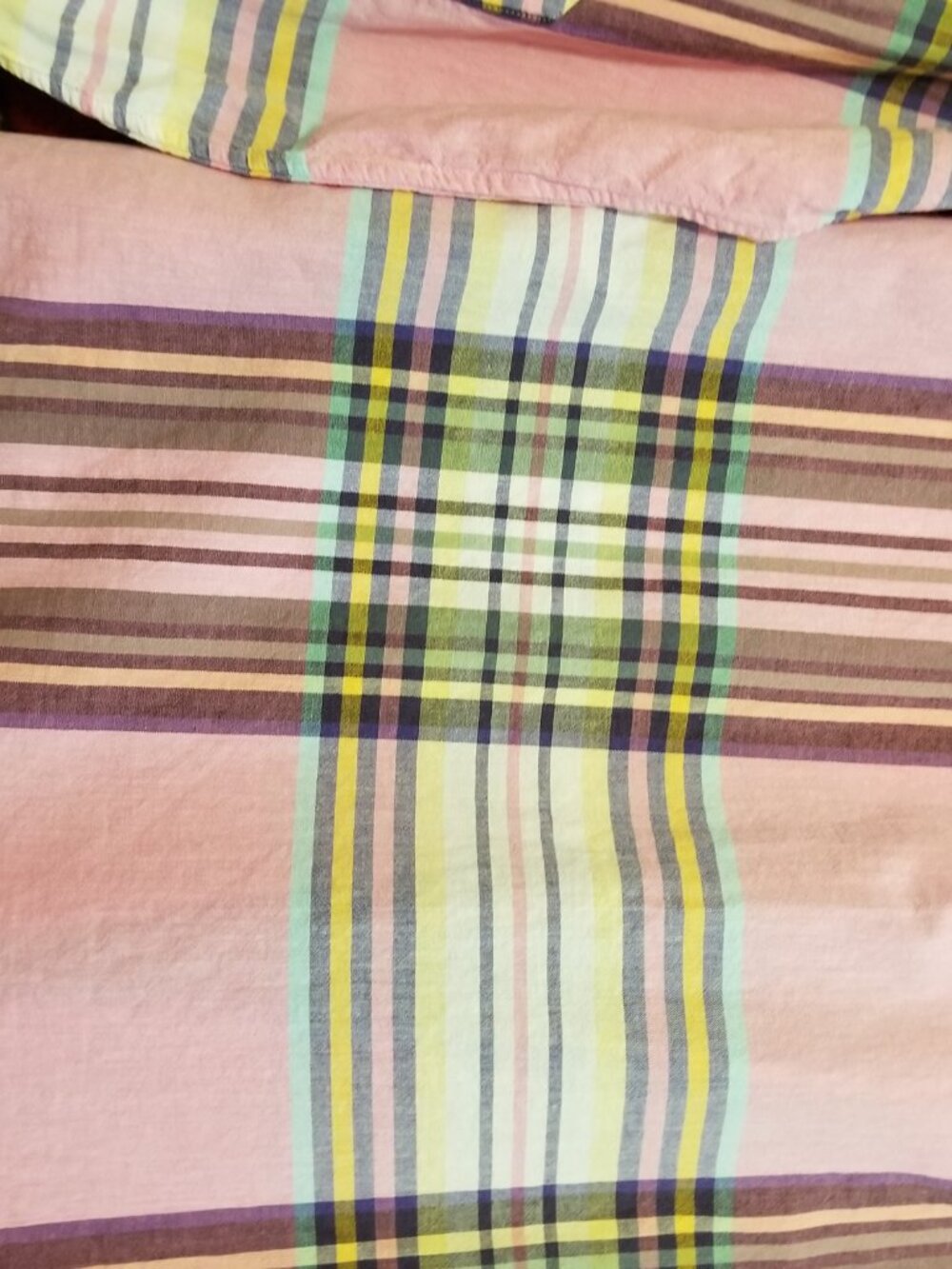 Ralph Lauren Men's Madras Plaid 100% Cotton Button Down Shirt - Small - Picture 8 of 8